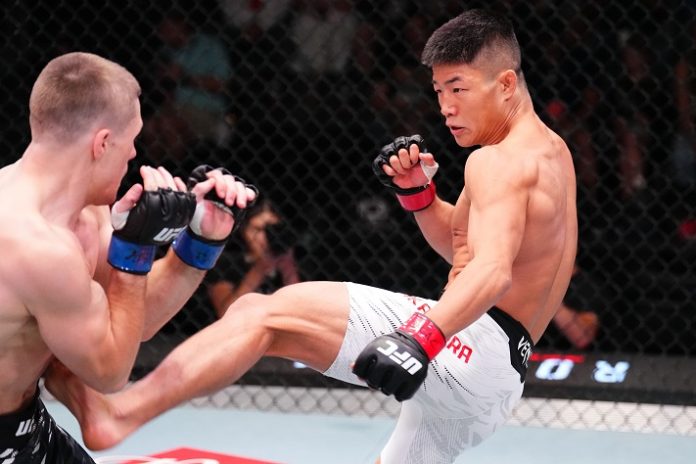 Rinya Nakamura knocks out Nathan Fletcher at UFC Fight Night in Las Vegas
